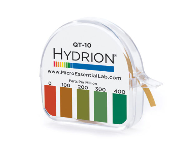 HYDRION QT-10 QUAT TEST STRIP PAPERS, 1roll /box (10 boxes/case) - T3199